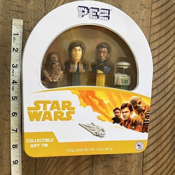 Star ⭐️ Wars Pez collectible tin. 2018 Chewy Solo Lando and L3 37 - Picture 10 of 17